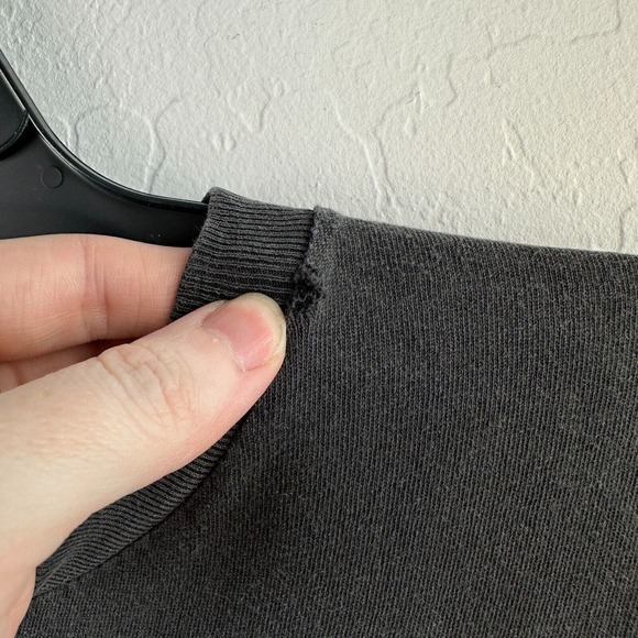 Locked &‎ Loaded T-shirt Mens XL Black Gray Graphic Tee Short Sleeve Distressed - Picture 7 of 8